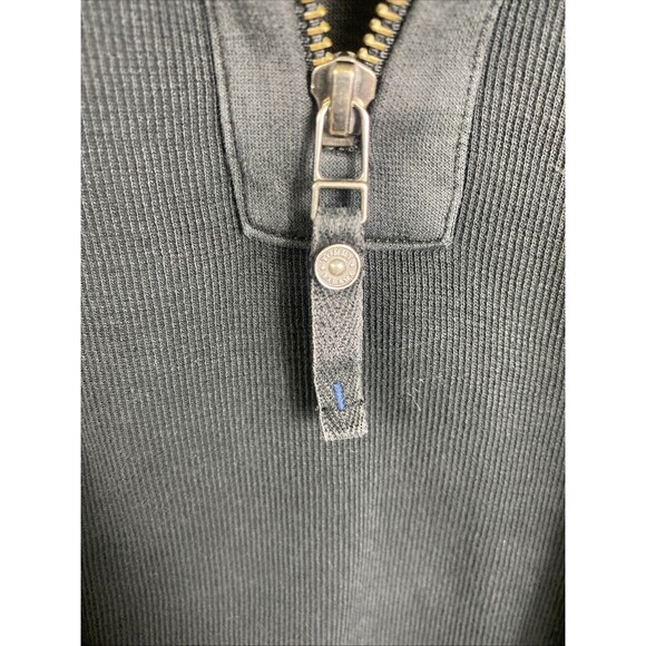 Tommy Bahama Jeans Men’s 1/4 Zip Pullover Size XXL 2XL Black Cotton - Picture 3 of 6